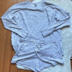 Aerie Lace Up Lounge Set